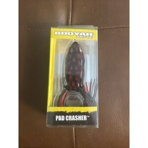 Rebel BYPC3905 3" 1/2 Oz Booyah Pad Crasher Frog Kuro Frog